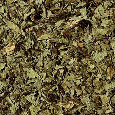 Single-serving sachets of peppermint herbal tea 50x2gr