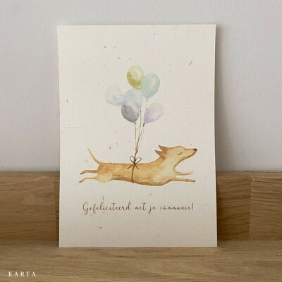 Greeting card - Happy doggo