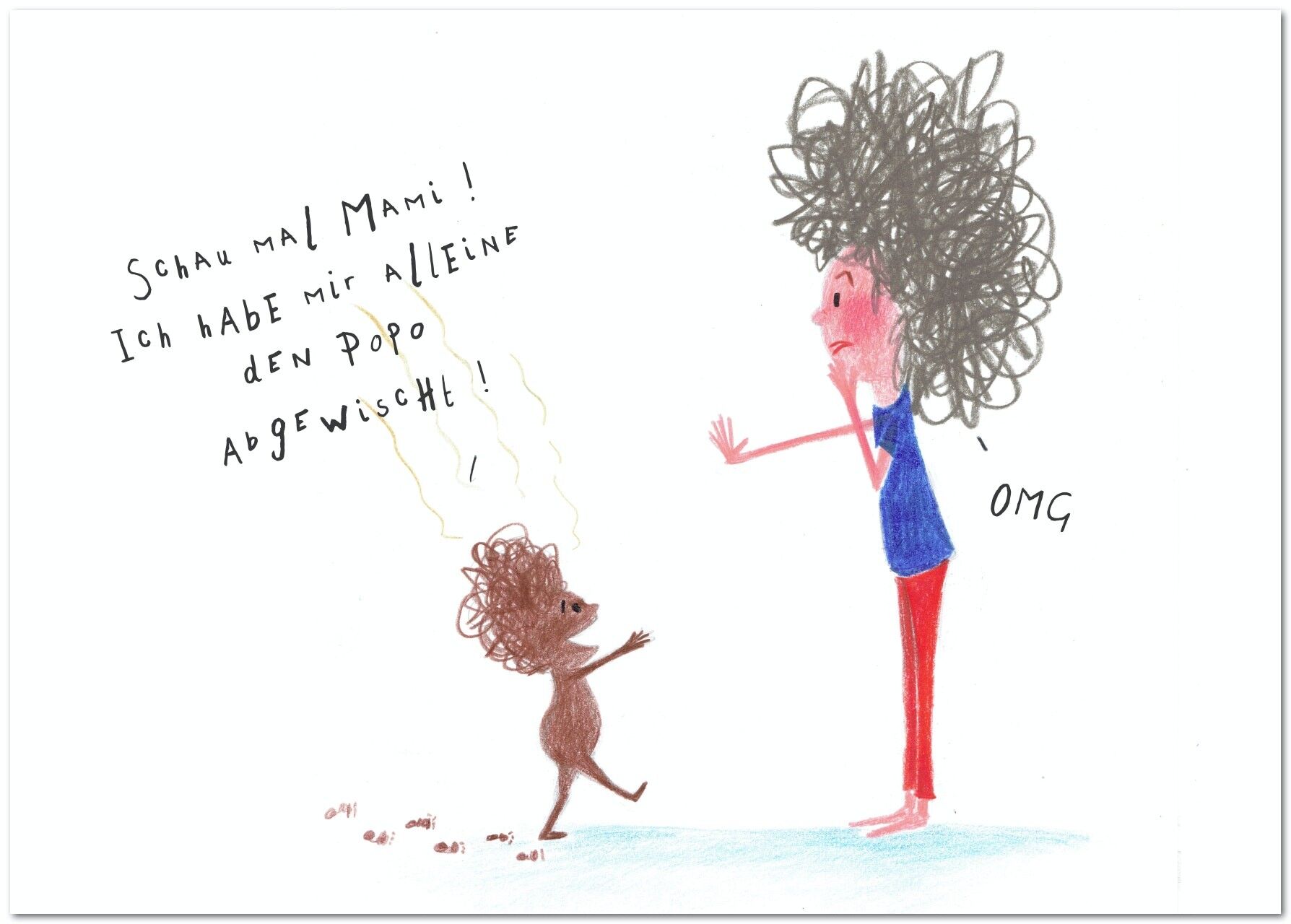 Postkarte "Popo" - Edition Thais