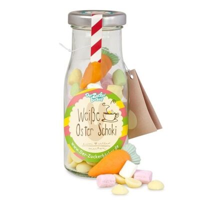 Do it yourself White Easter chocolate in a bottle