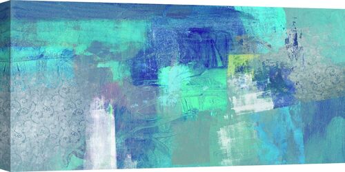 Quadro astratto blu, stampa su tela: Heather Taylor, Azure