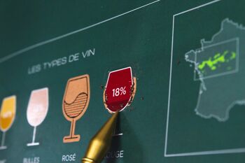 Carte des vins à gratter - Loire 4
