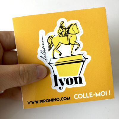 Self-adhesive sticker LYON - Bellecour