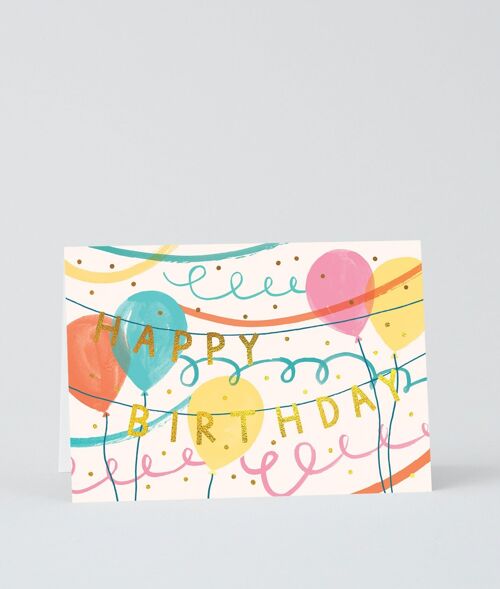 Happy Birthday Card - Happy Birthday Banner