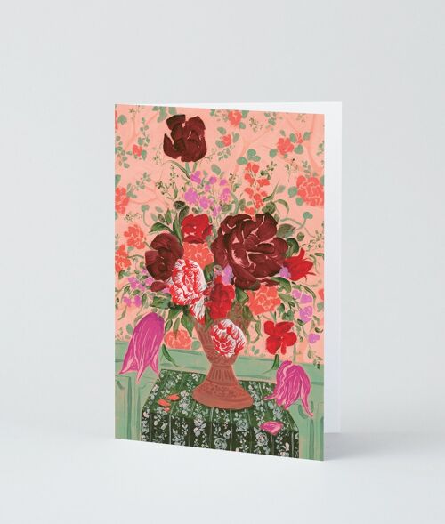 Art Card - Red Bouquet