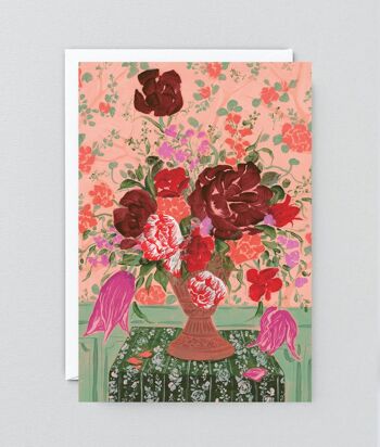 Carte d'Art - Bouquet Rouge 2