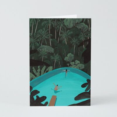 Art Card - Pool with a View