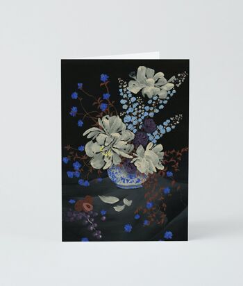 Carte d'Art - Bouquet Bleu 1
