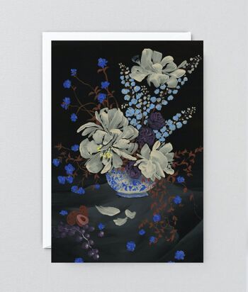Carte d'Art - Bouquet Bleu 2