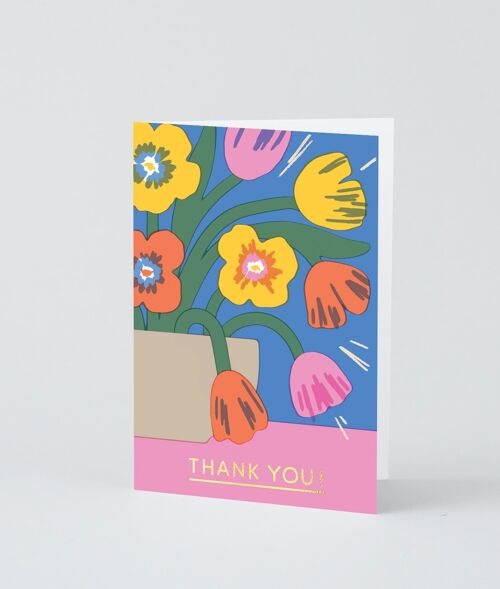 Thank You Card - Thank You Tulips