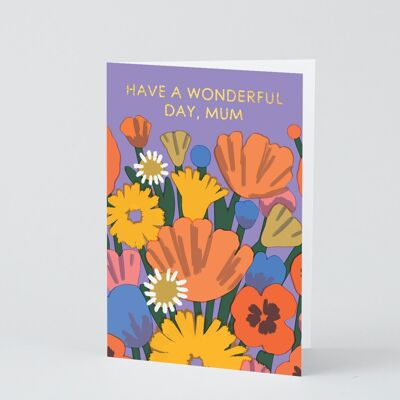 Mother's Day Card - Wonderful Mum