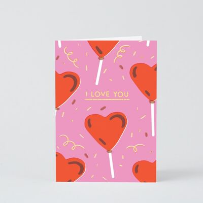 Liebes- und Freundschaftskarte - Love Pop