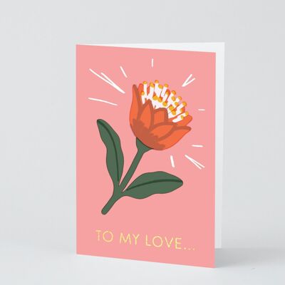 Liebes- und Freundschaftskarte – an meine Liebe