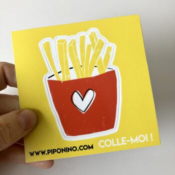 Sticker autocollant FRITE - cuisine 1