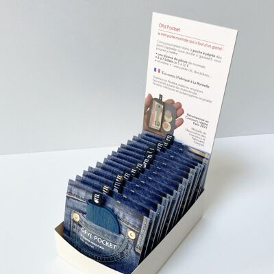 Mini monedero Ofyl Pocket en display de 20 piezas