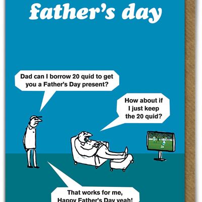 Fathers Day - Borrow 20 Card