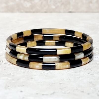 Brazalete de cuerno - 5 mm - Le Coin Sauvage