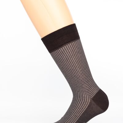 Black 3d polka dot fantasy men's socks