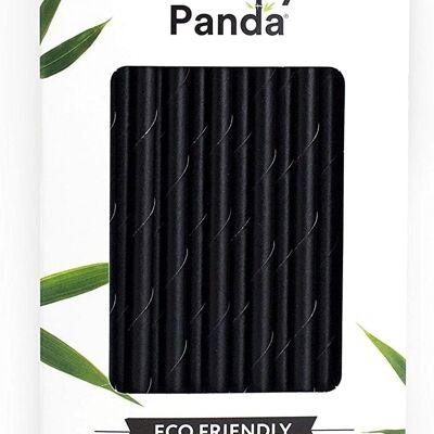 Bulk Bamboo Straws Box - Black - 250 - 24