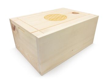 Boîte à pain en pin 35x25x16 cm (LWH) 7