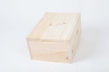 Boîte à pain en pin 35x25x16 cm (LWH) 11