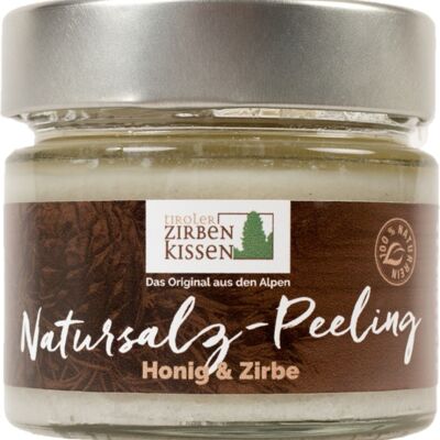Natural salt peeling stone pine honey