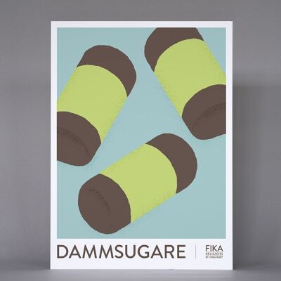 Poster – Fika – Dammsugare