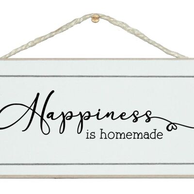 Happiness is homemade. 2023 sign