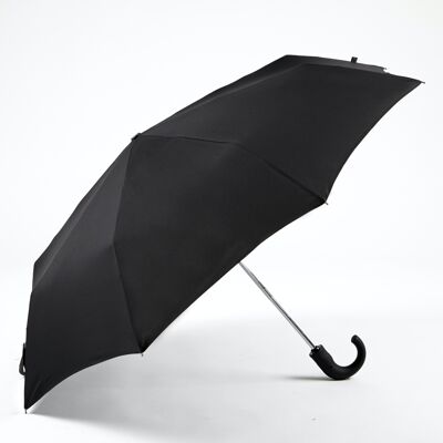 EZPELETA Folding Umbrella BLACK Crooked handle (Urban Style)