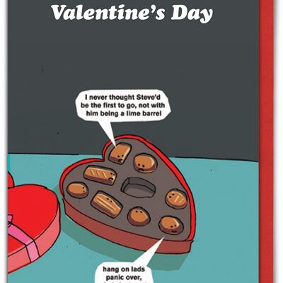 Chocolates Valentines  Card