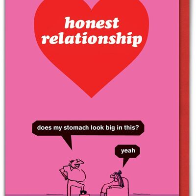Honest Relationship Valentines Card