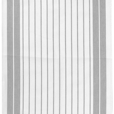 Tea towel Small Stripes gray 50 X 70