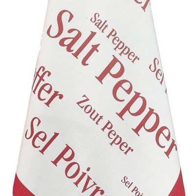 Salt & Red Pepper printed tea towel 50 x 70