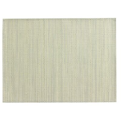 Woven PVC placemat Canna ivory 33 X 45