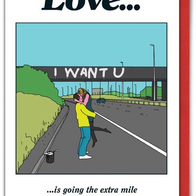 Love Bridge Valentines Card