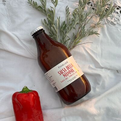 Salse di Pomodorini e Basilico - Salsa della Mamma di Sicilia - 330g