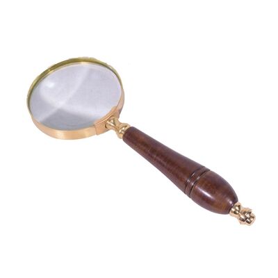 Magnifying Glass 3x8" with wooden handle