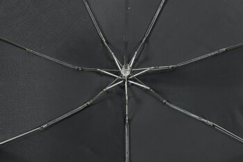 GOTTA MINI Parapluie Pliant Noir avec détails de couleur 6