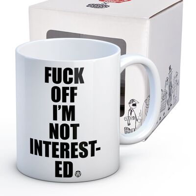 Fuck Off Not Interested Modern Toss Mug