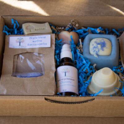 Die blaue Wellnessbox