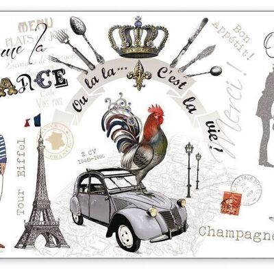 France Panorama Assorted Placemat 30 X 45