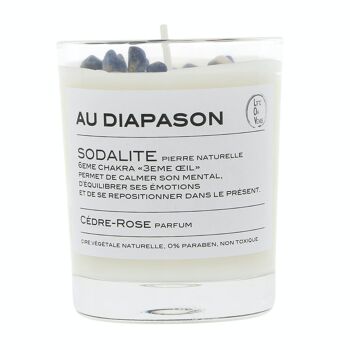 AU DIAPASON Bougie parfumée 130G – Sodalite 1
