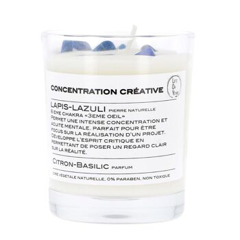 CONCENTRATION CREATIVE Bougie parfumée 130G –  Lapis Lazuli 1