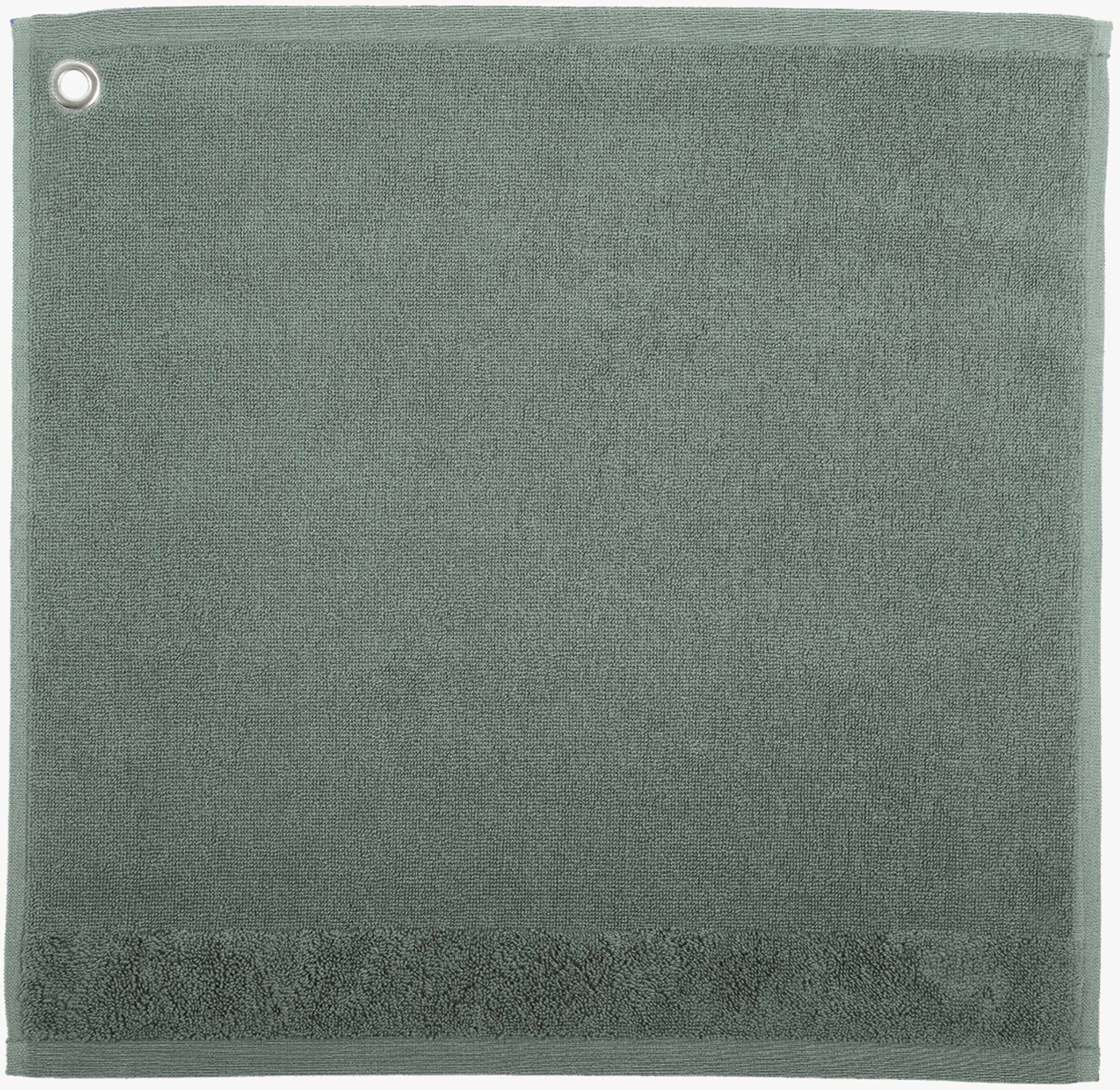 Buy wholesale Hand Towel Eyelet Curl Vert de gris 50 x 50