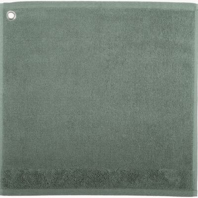 Essuie-mains Oeillet Curl Vert de gris 50 x 50