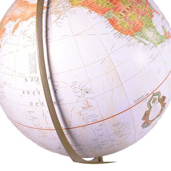 Globe terrestre en fer 37cm 2
