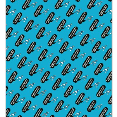 Drive By Gift Wrap **Pack of 2 Sheets Folded**