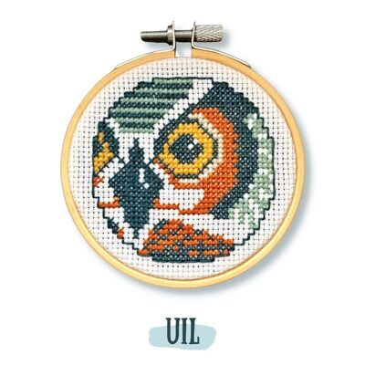 Owl | Cross stitch embroidery kit