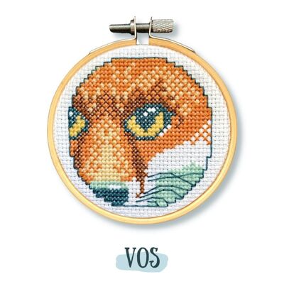 Fox | Cross stitch embroidery kit