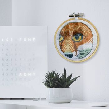 Renard | Kit de broderie au point de croix 2